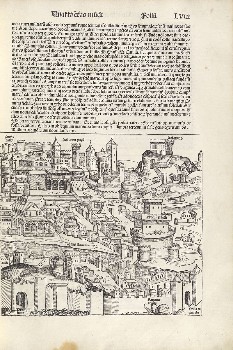 (Liber chronicarum) Registrum huius operis libri cronicarum cum figuris et ymagibus ab inicio mundi, Written by Hartmann Schedel (German, Nuremberg 1440–1514 Nuremberg), Letterpress with woodcut illustrations