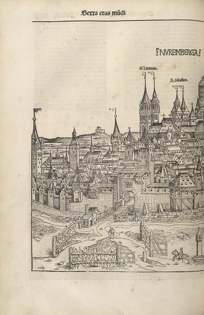 (Liber chronicarum) Registrum huius operis libri cronicarum cum figuris et ymagibus ab inicio mundi, Written by Hartmann Schedel (German, Nuremberg 1440–1514 Nuremberg), Letterpress with woodcut illustrations
