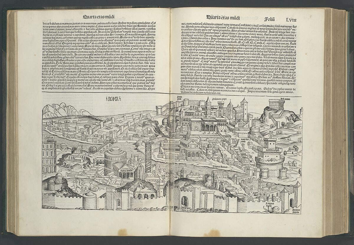 (Liber chronicarum) Registrum huius operis libri cronicarum cum figuris et ymagibus ab inicio mundi, Written by Hartmann Schedel (German, Nuremberg 1440–1514 Nuremberg), Letterpress with woodcut illustrations