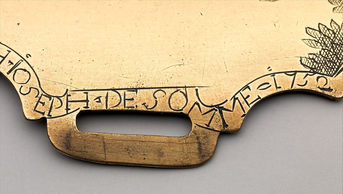 Archer's Arm Guard (Bracer), Copper alloy, Belgian