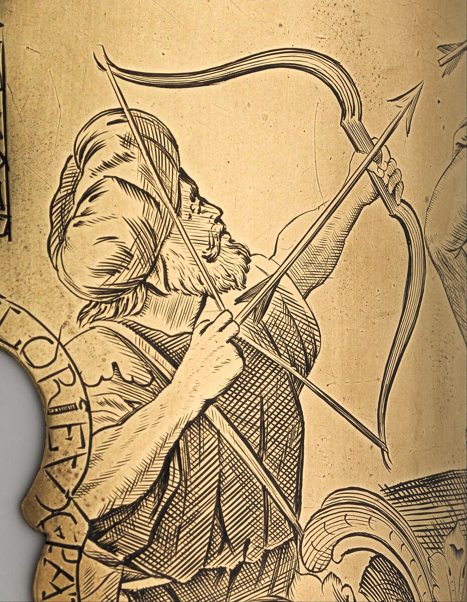 Archer's Arm Guard (Bracer), Copper alloy, Belgian