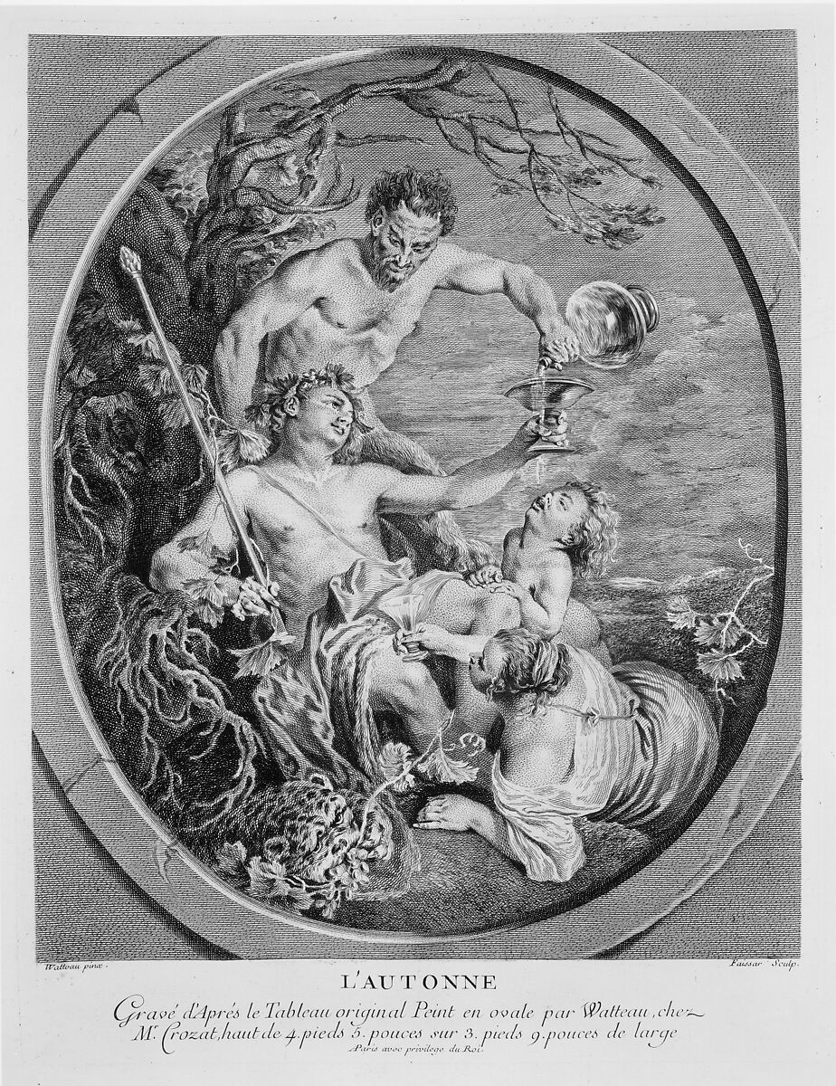 L'Oeuvre D'Antoine Watteau Pientre du Roy en son Academie Roïale de Peinture et Sculpture Gravé d'après ses Tableaux & Desseins originaux...par les Soins de M. de Jullienne, After Antoine Watteau (French, Valenciennes 1684–1721 Nogent-sur-Marne), Engraving
