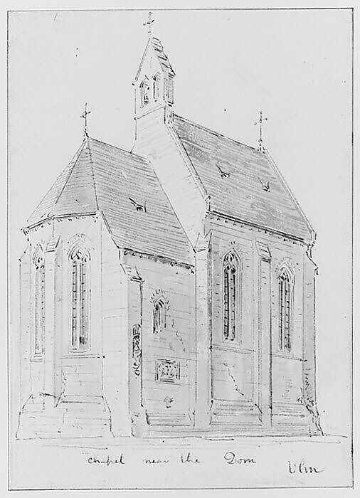 Sketches, Volume four, Augustus Welby Northmore Pugin (British, London 1812–1852 Ramsgate), Pen and ink, brush and wash, over graphite 