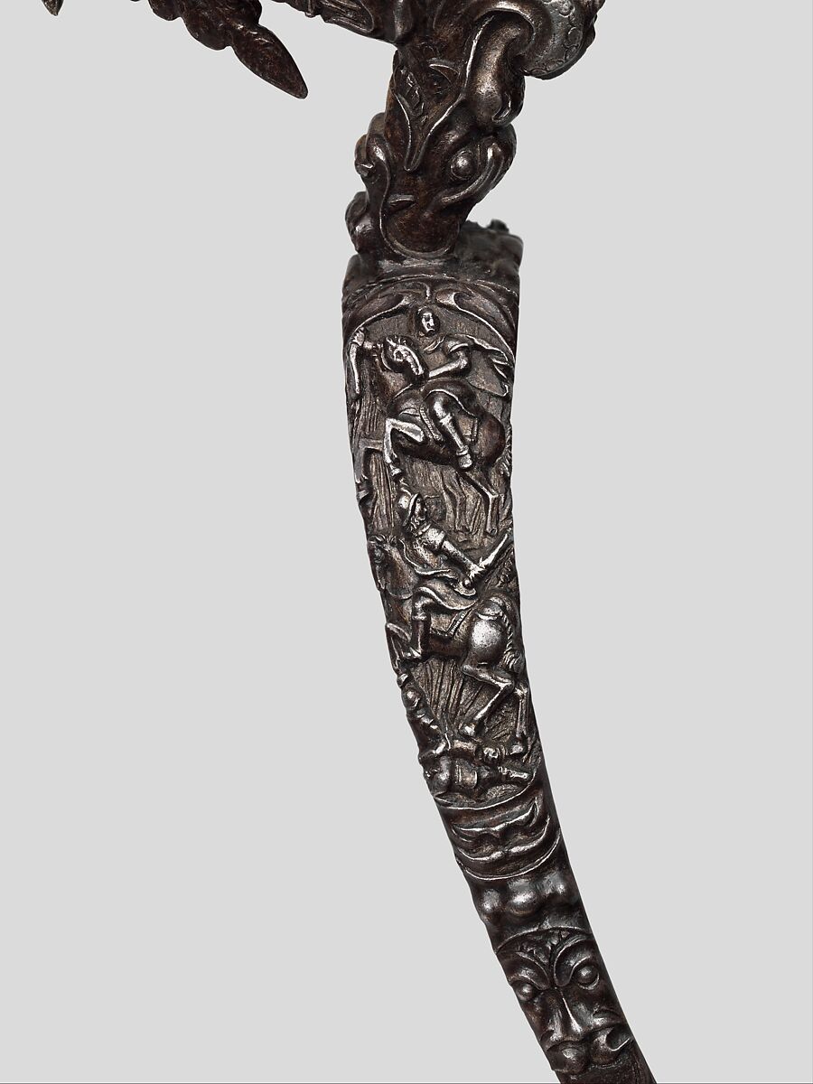 Pair of Rowel Spurs, Iron, French or Netherlandish