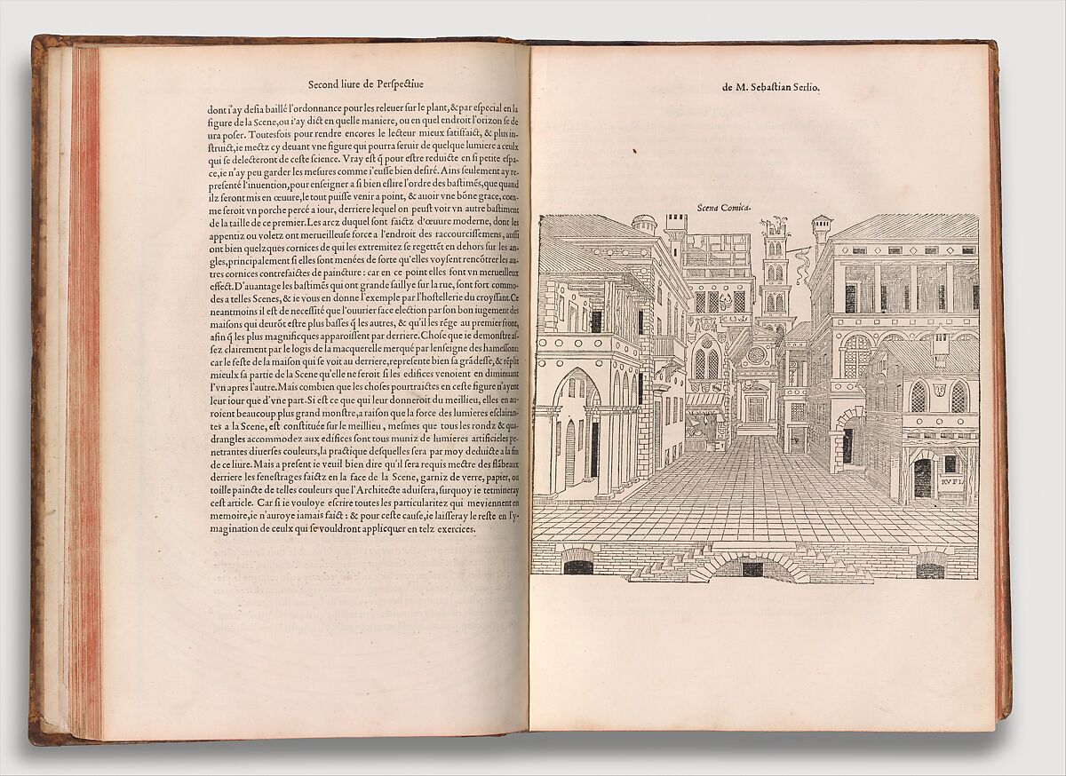 Compendium of Architectural Books by Sebastiano Serlio (Books I-V), Sebastiano Serlio (Italian, Bologna 1475–1554 Fontainebleau), Printed books with woodcut illustrations 
