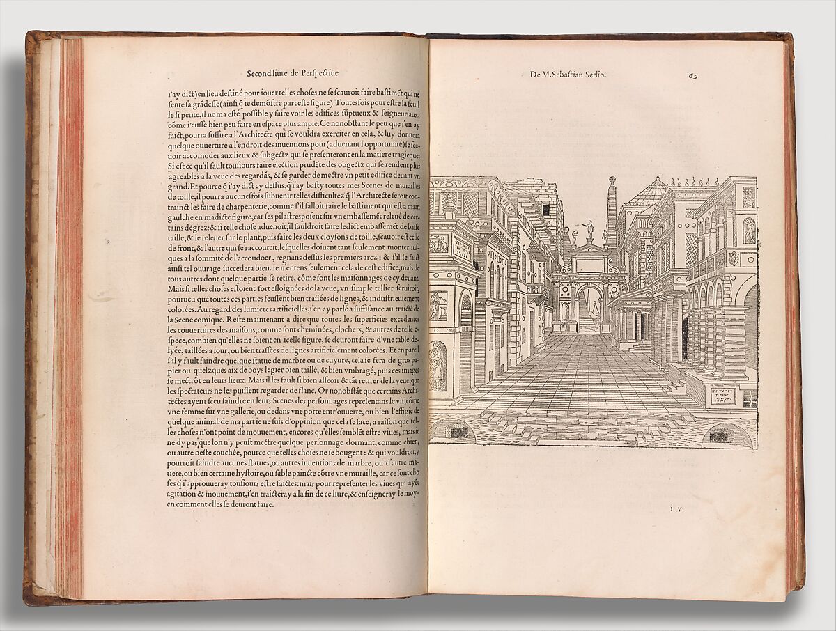 Compendium of Architectural Books by Sebastiano Serlio (Books I-V), Sebastiano Serlio (Italian, Bologna 1475–1554 Fontainebleau), Printed books with woodcut illustrations