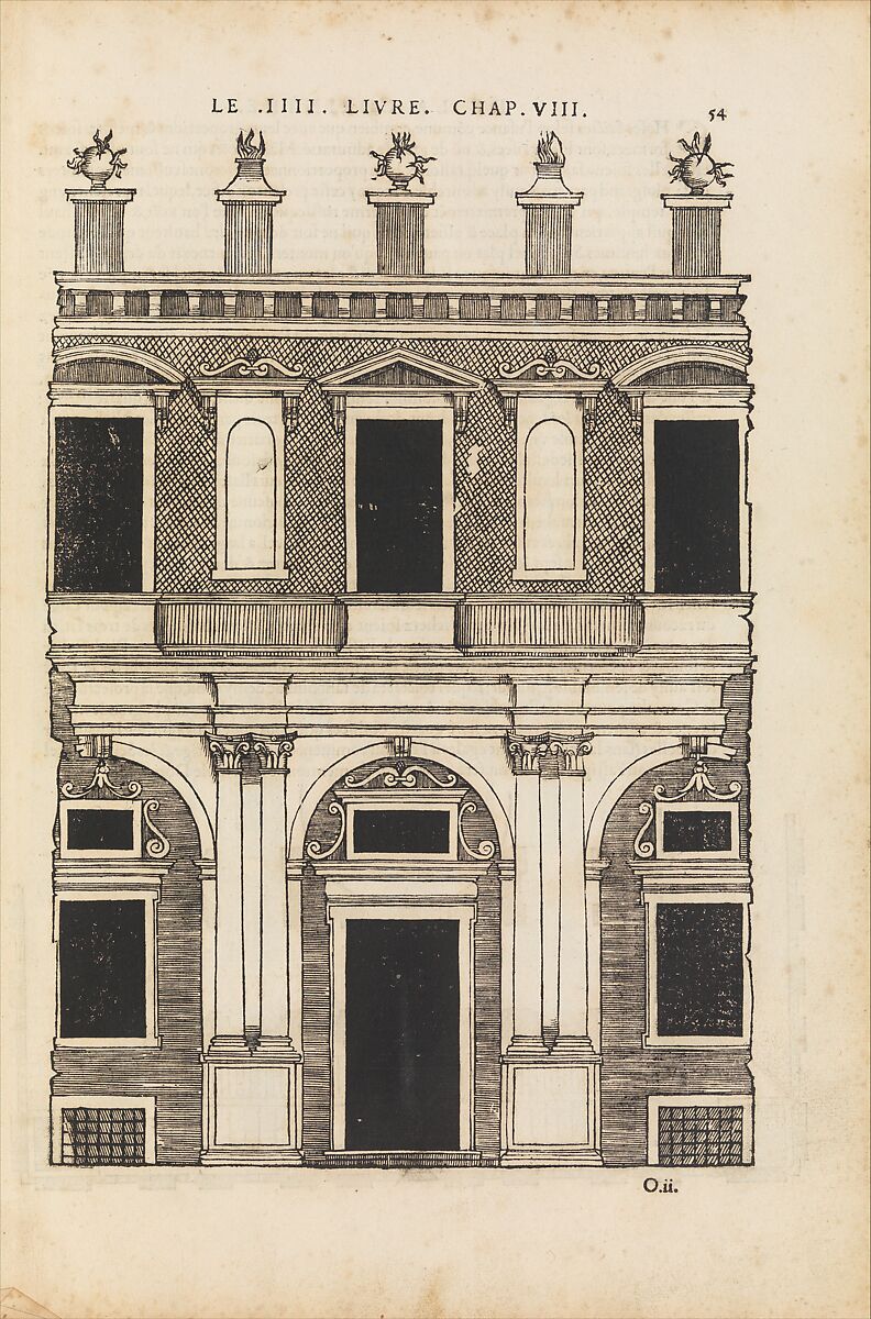 Reigles generales de l'architecture, sur les cincq manieres d'edifices, Sebastiano Serlio (Italian, Bologna 1475–1554 Fontainebleau), Printed book with woodcut illustrations