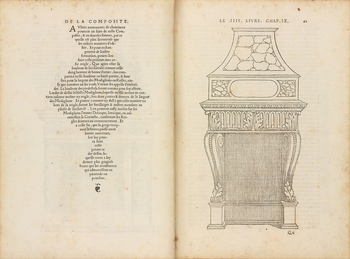 Reigles generales de l'architecture, sur les cincq manieres d'edifices, Sebastiano Serlio (Italian, Bologna 1475–1554 Fontainebleau), Printed book with woodcut illustrations