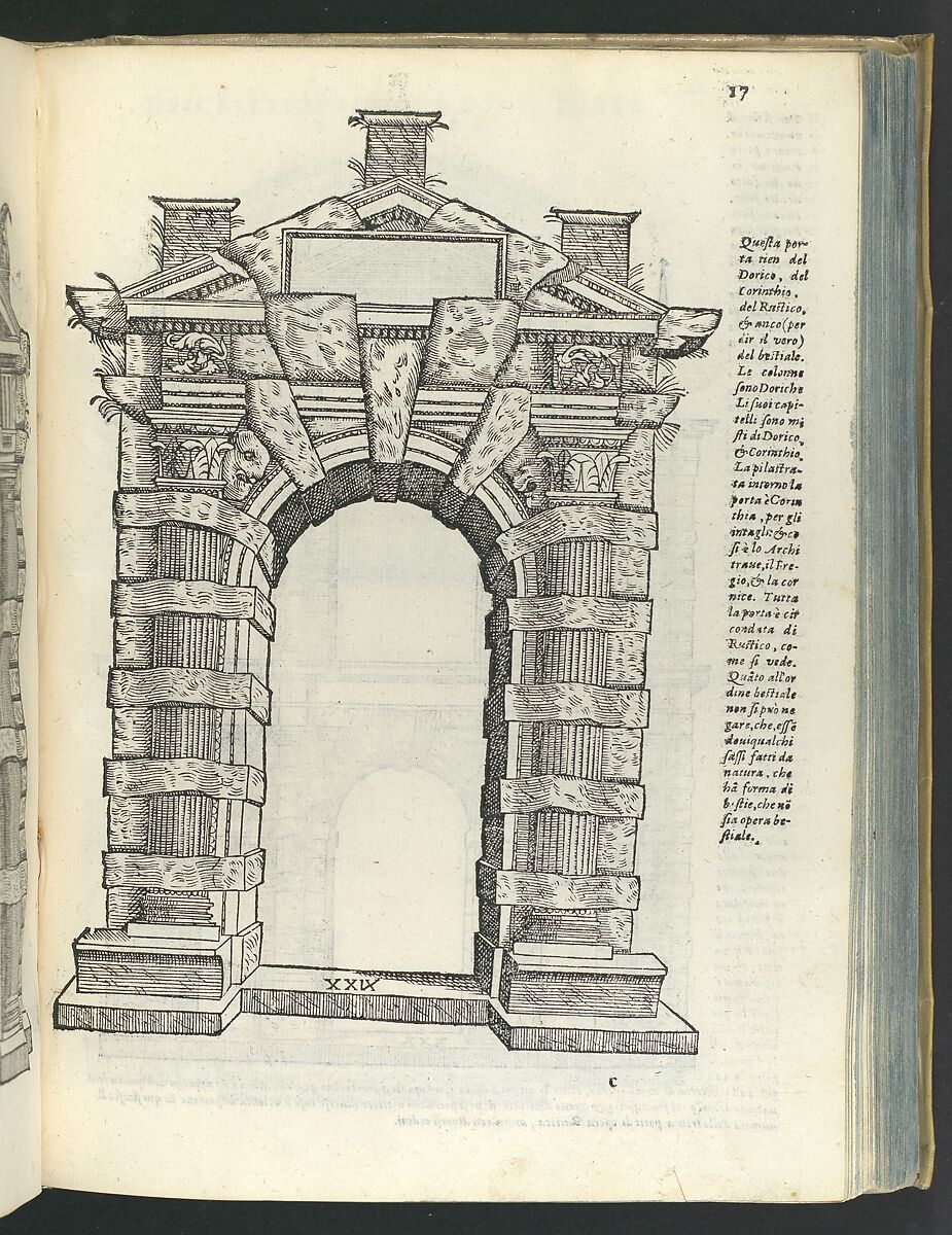 Tutte l'opere d'architettura, Sebastiano Serlio (Italian, Bologna 1475–1554 Fontainebleau), Printed book with woodcut illustrations 