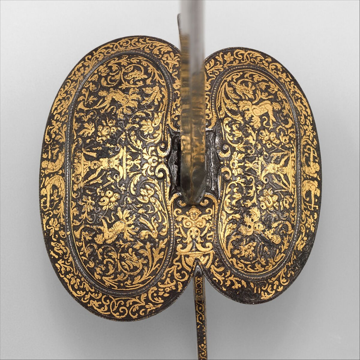 Smallsword, Steel, gold, wood, copper alloy, French, probably Paris