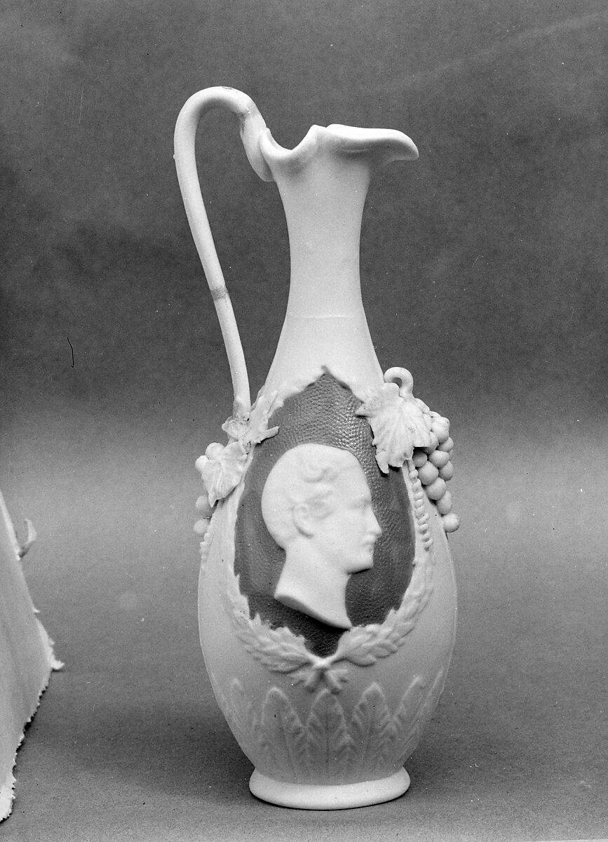 Ewer, Parian porcelain, American 