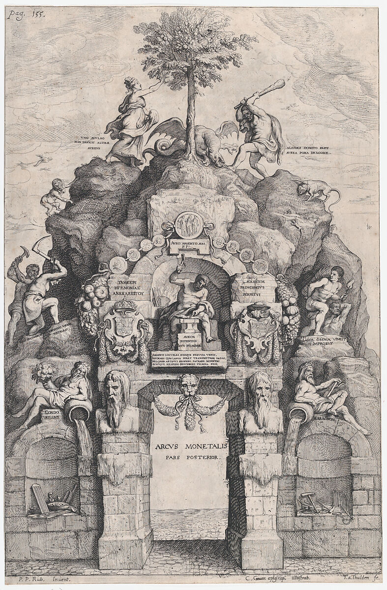 Pompa Introitus...Ferdinand, Austriaci. Antwerp, After Peter Paul Rubens (Flemish, Siegen 1577–1640 Antwerp), Etching 