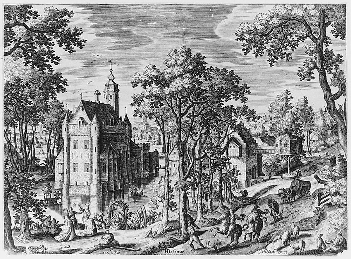 Landscape, Hans Bol (Netherlandish, Mechelen 1534–1593 Amsterdam) 