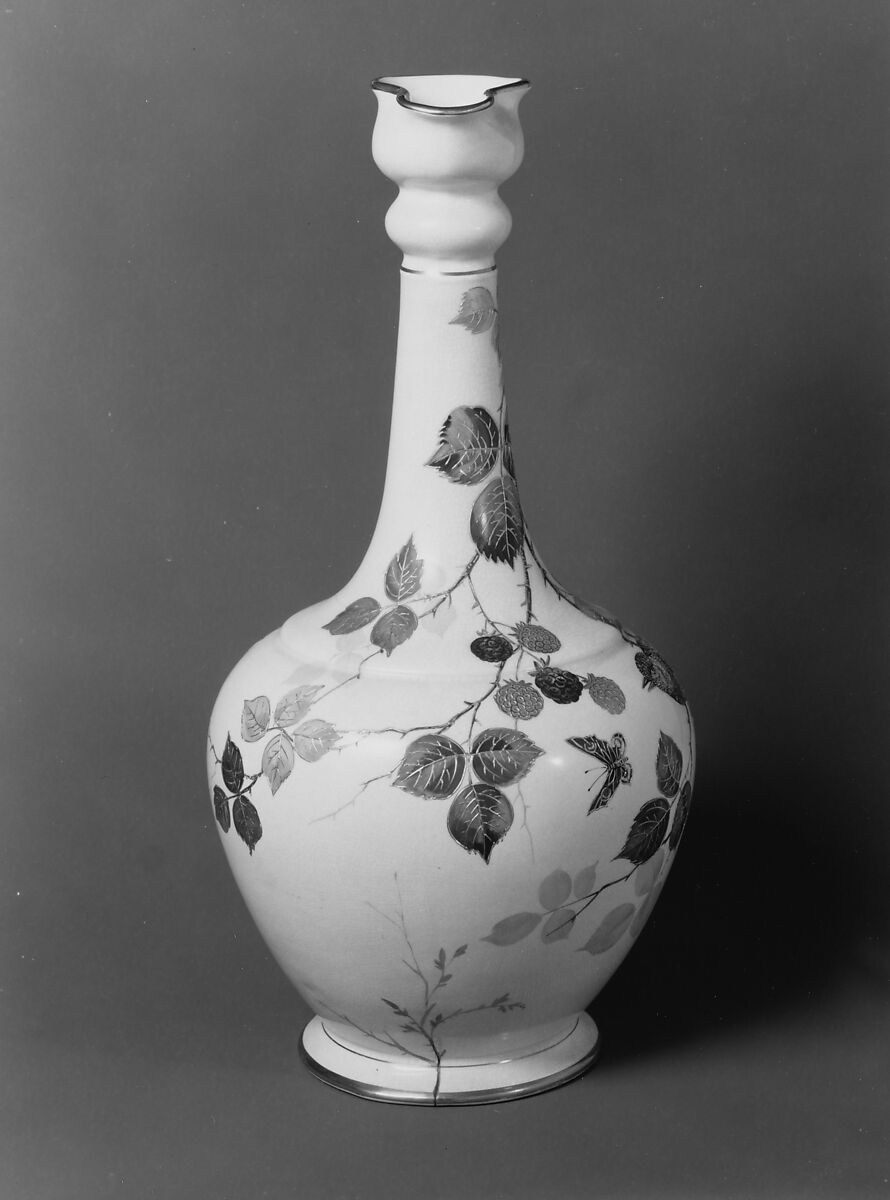 Ewer, Faience Manufacturing Company (American, Greenpoint, New York, 1881–1892), Earthenware, American