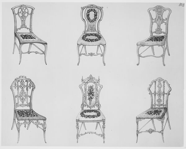 A Useful and Modern Work on Chairs, in Twelve Plates, Containing Forty-Two Designs
