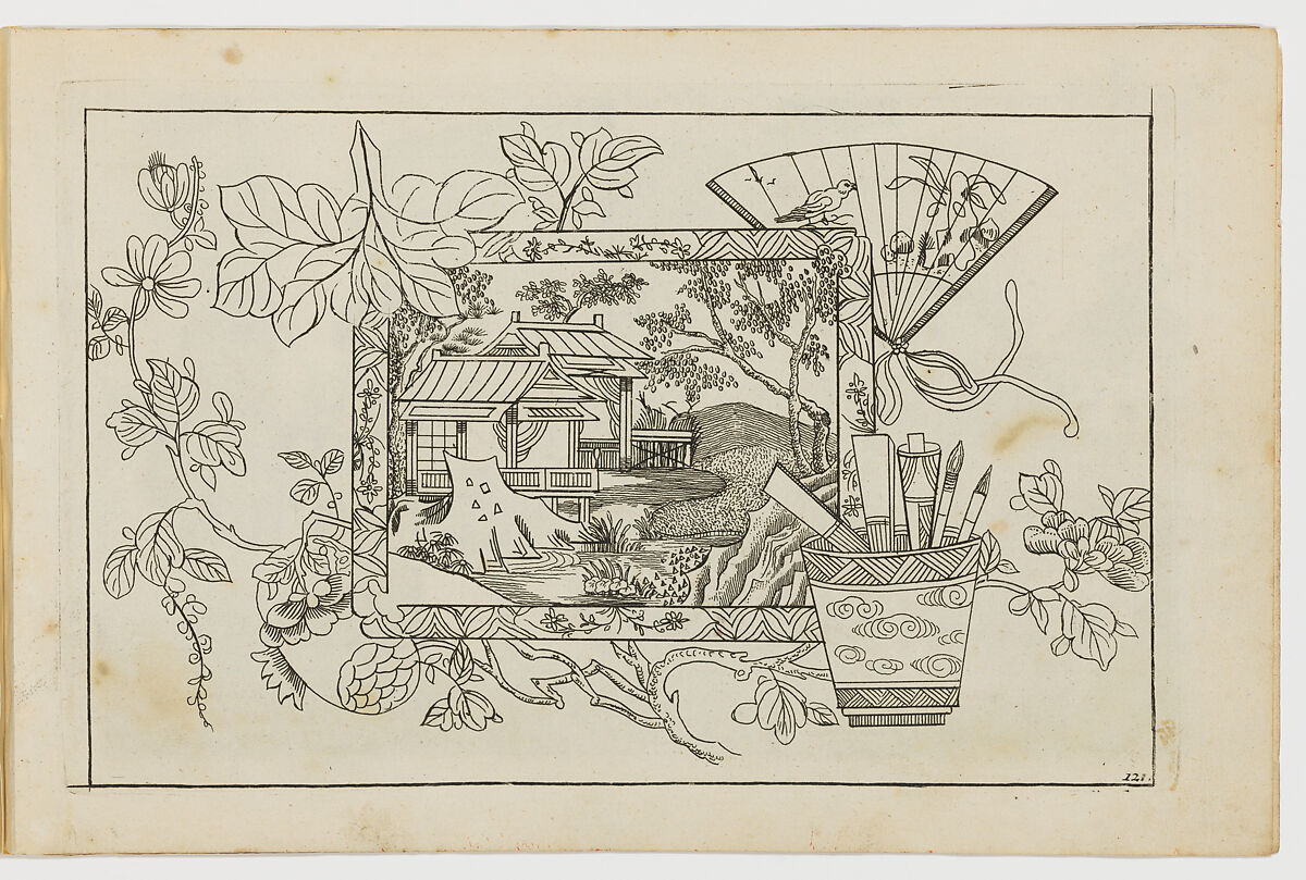 Nieuwe geinventeerde Sineesen, met groote moeyte geteekent en in't Ligt gegeven... Eerste Deel, Designed by Pieter Schenck II (Dutch, Amsterdam 1693–1775 Amsterdam), Colored engravings