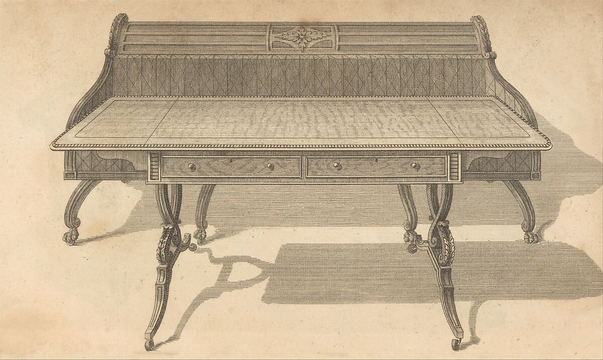 The Cabinet Dictionary, containing An Explanation of all the Terms used in the Cabinet, Chair and Upholstery Branches, Thomas Sheraton (British, Stockton-on-Tees 1751–1806 London), Illustrations: engraving 