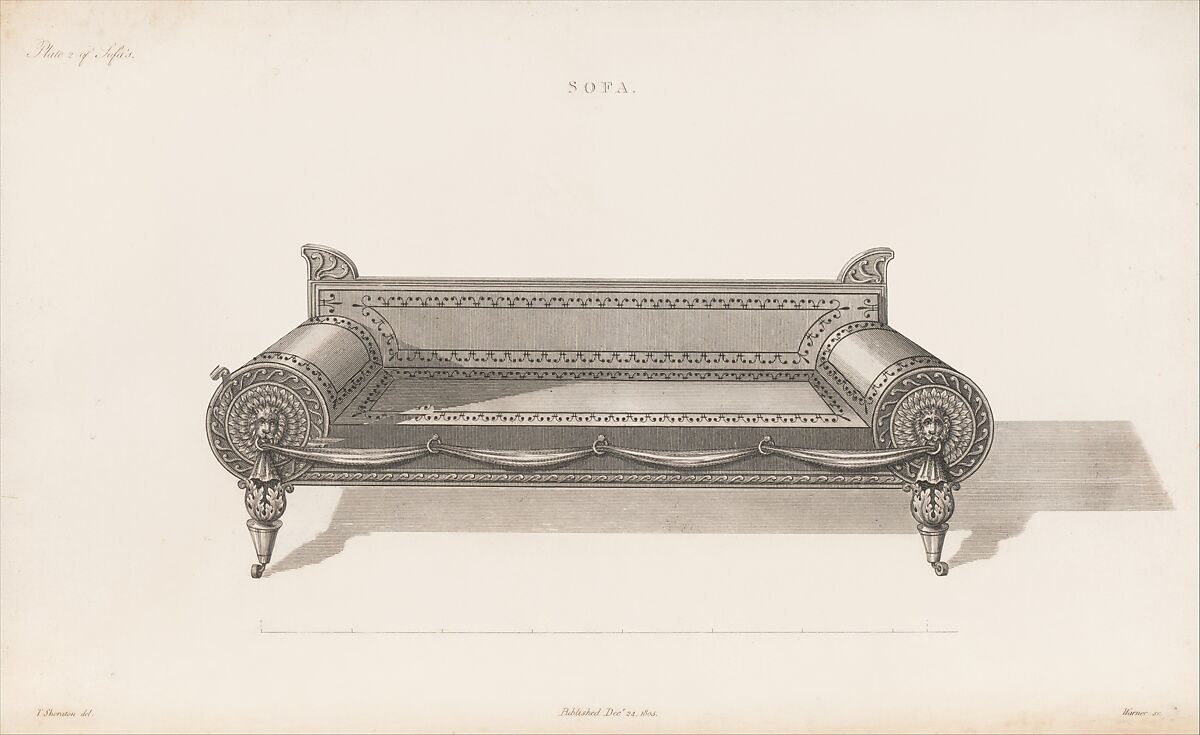 The Cabinet-Maker, Upholsterer and General Artist's Encyclopaedia, Written and designed by Thomas Sheraton (British, Stockton-on-Tees 1751–1806 London), Illustrations: engraving 