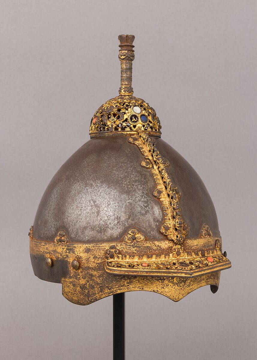 Armor with Equestrian Equipment, Steel, copper, gold, silk, leather, hair, Chinese