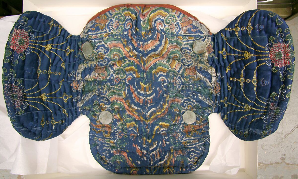 Armor with Equestrian Equipment, Steel, copper, gold, silk, leather, hair, Chinese