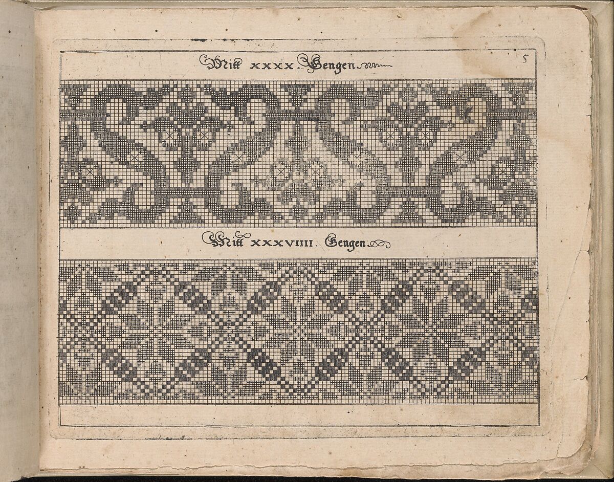 Schön Neues Modelbuch, Johann Sibmacher (German, active 1590–1611), Etching