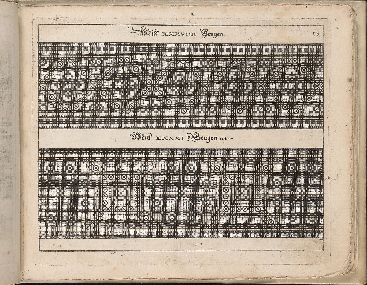 Schön Neues Modelbuch, Johann Sibmacher (German, active 1590–1611), Etching