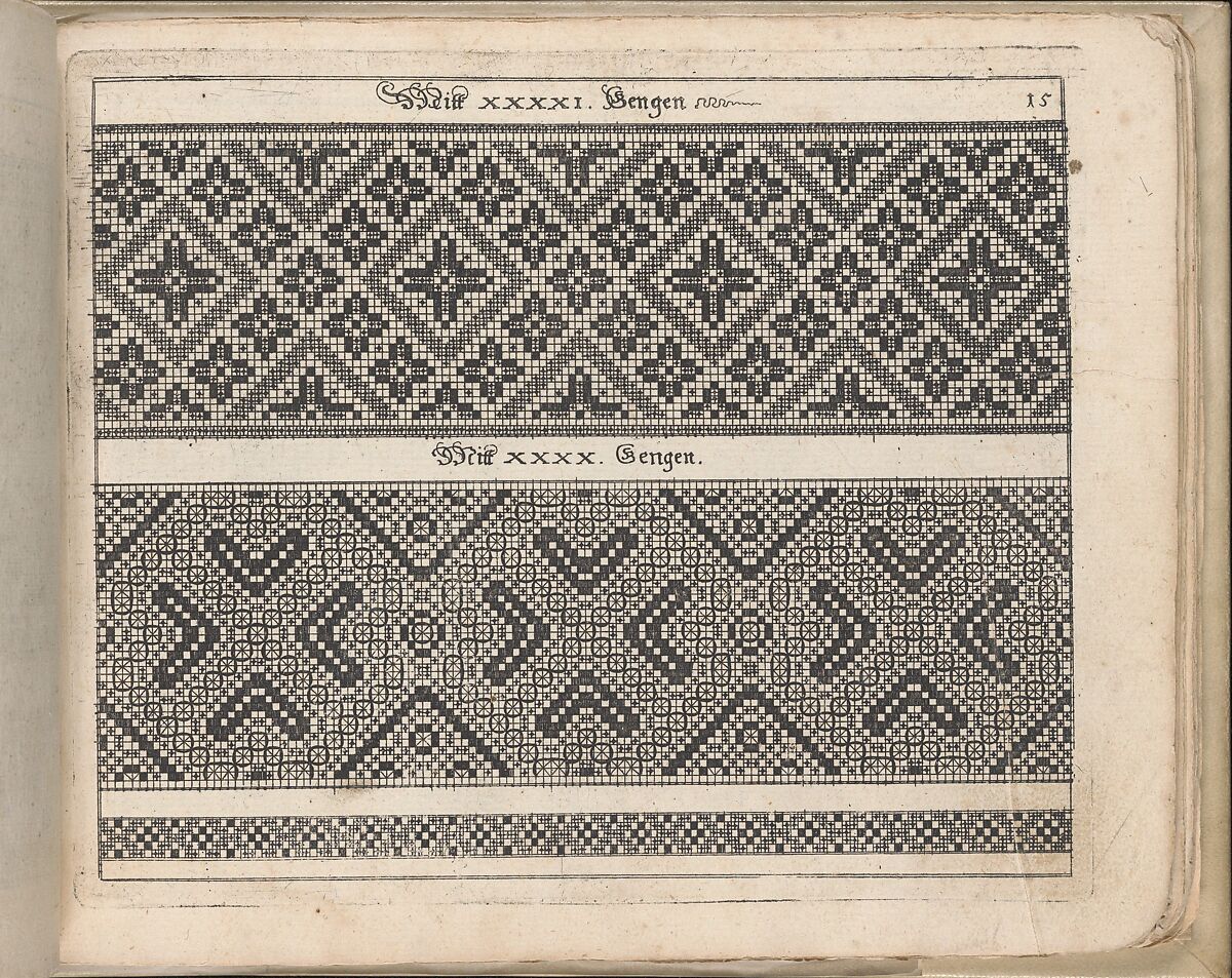 Schön Neues Modelbuch, Johann Sibmacher (German, active 1590–1611), Etching