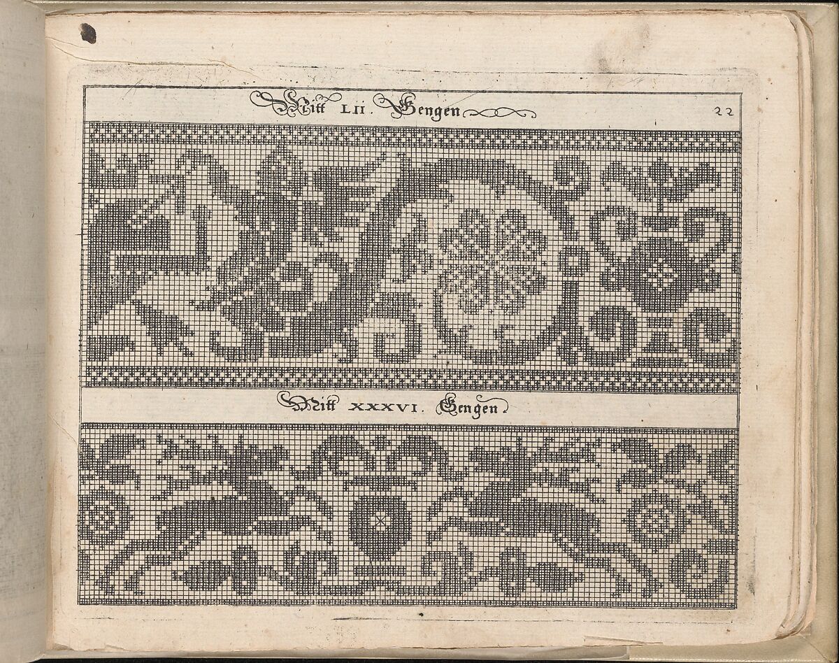 Schön Neues Modelbuch, Johann Sibmacher (German, active 1590–1611), Etching