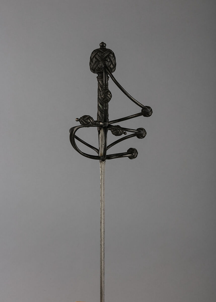 Rapier, Steel, wood, Italian