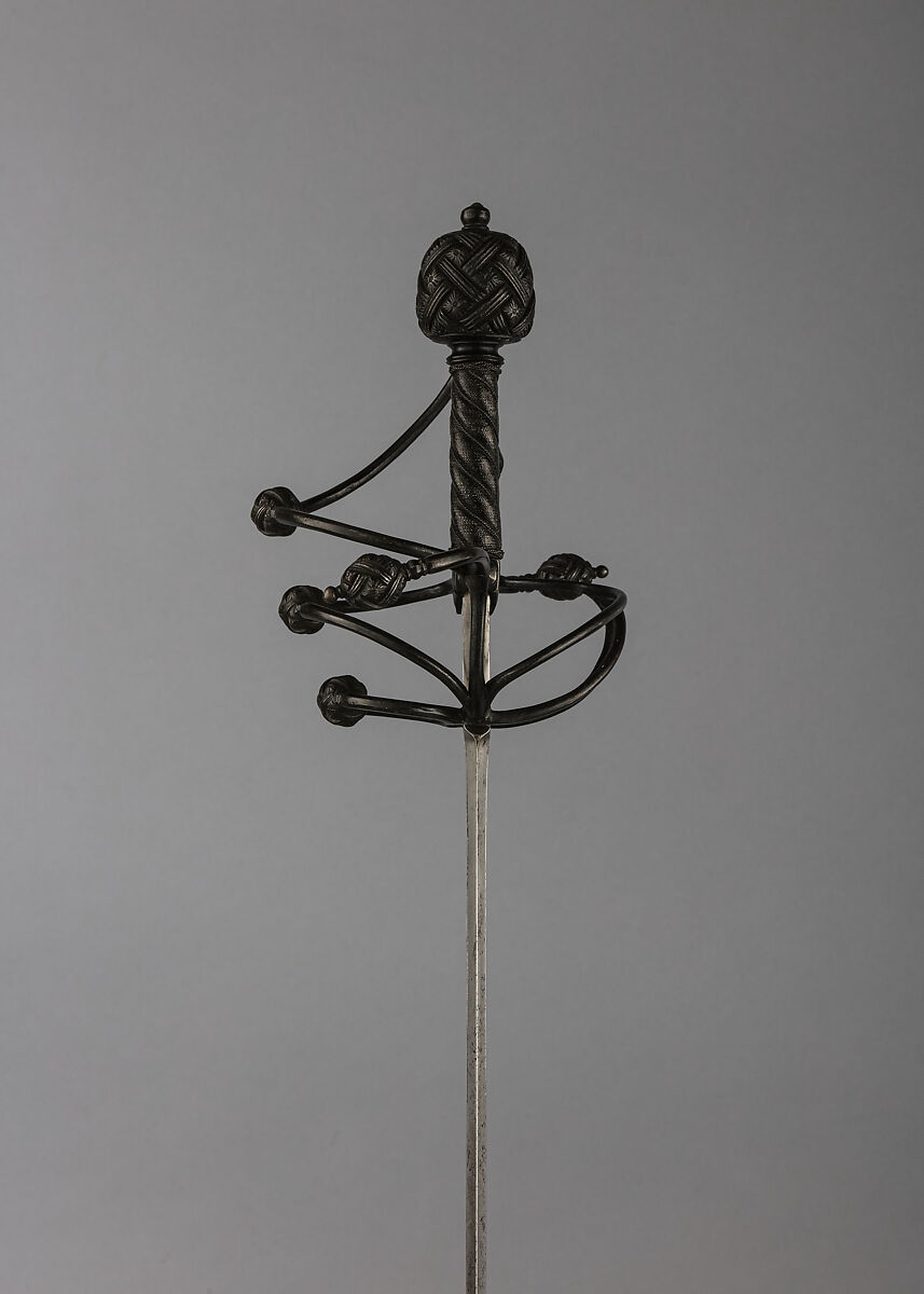 Rapier, Steel, wood, Italian