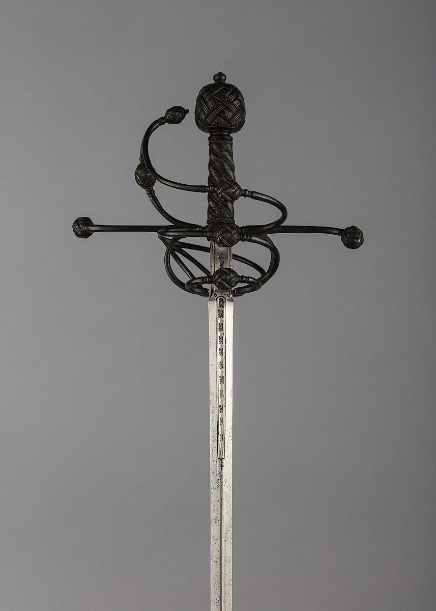 Rapier, Steel, wood, Italian 