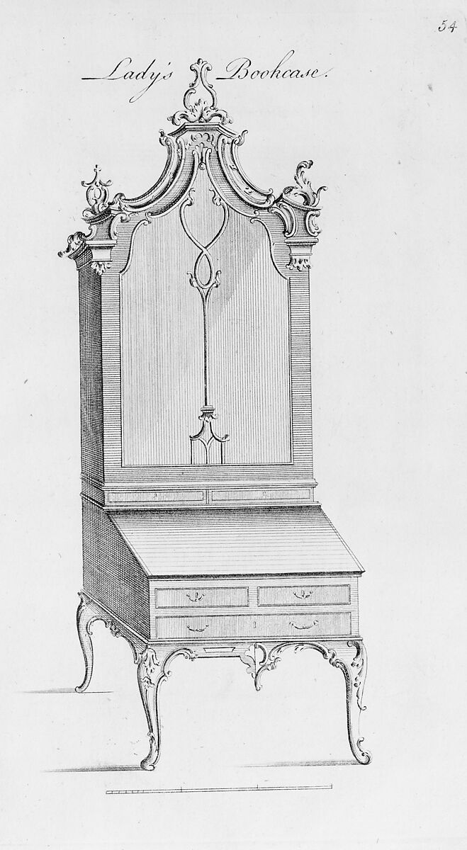 The Second Edition of Genteel Household Furniture in the Present Taste, Part I, II, III, The Society of Upholsterers, Cabinet-Makers, etc. (London), Illustrations: etching and engraving
