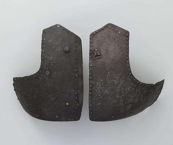 Right and Left Breastplates from a Brigandine