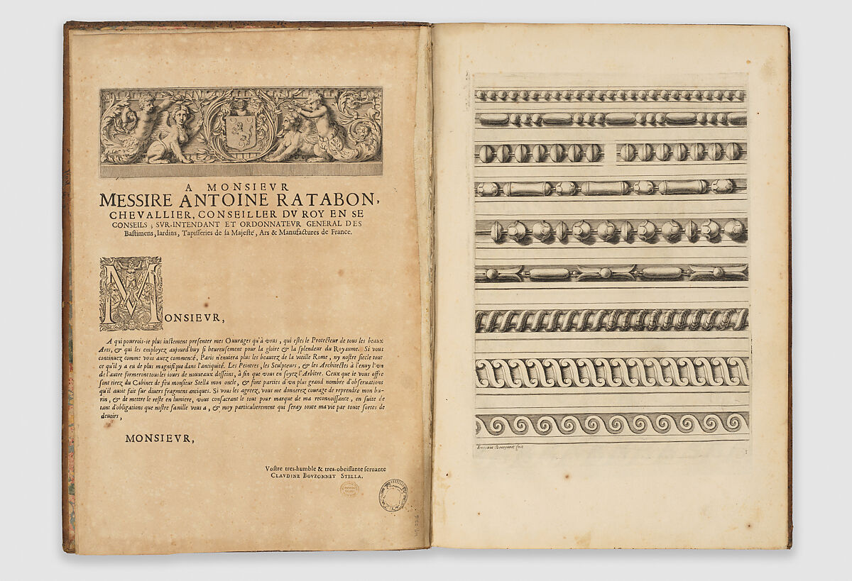 Divers Ornements D'Architecture, Recueillis et Dessegnes Apres L'Antique, Jacques Stella (French, Lyons 1596–1657 Paris), Engraving 