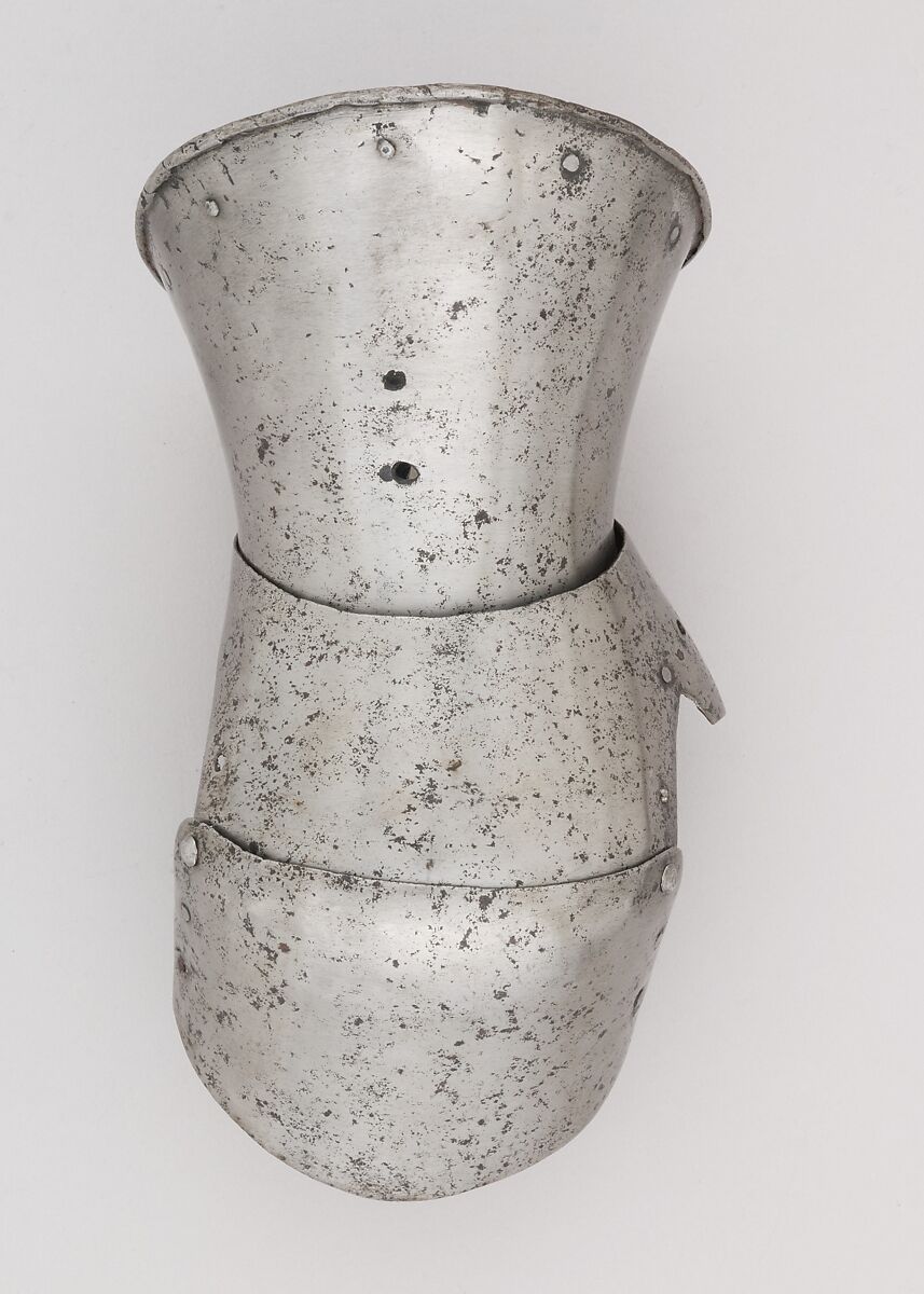 Possibly a Pair of Gauntlets, Steel, Italian 