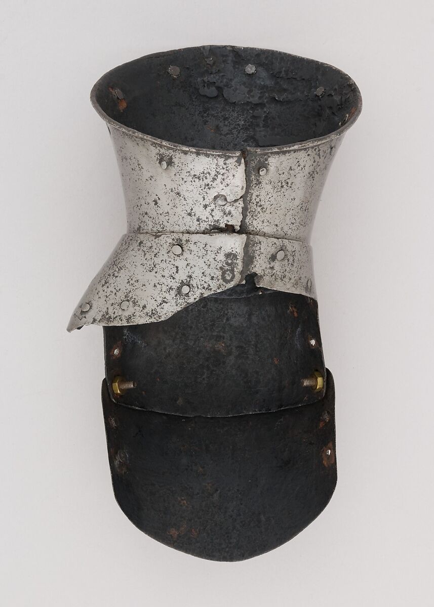 Possibly a Pair of Gauntlets, Steel, Italian