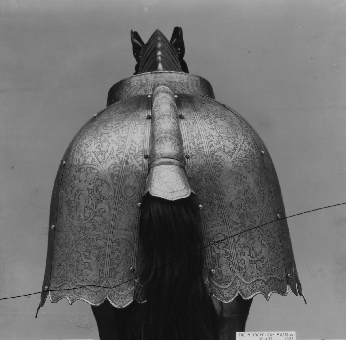Armor for Man and Horse, Steel, leather, copper alloy, textile, Italian, Milan and Brescia