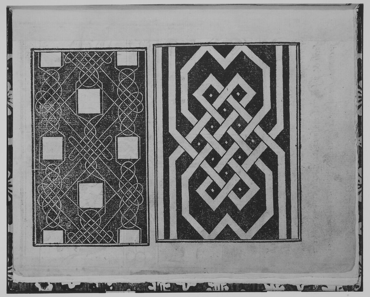 Essempio di recammi, Giovanni Antonio Tagliente (Italian, Venice ca. 1465–1528 Venice), Woodcut