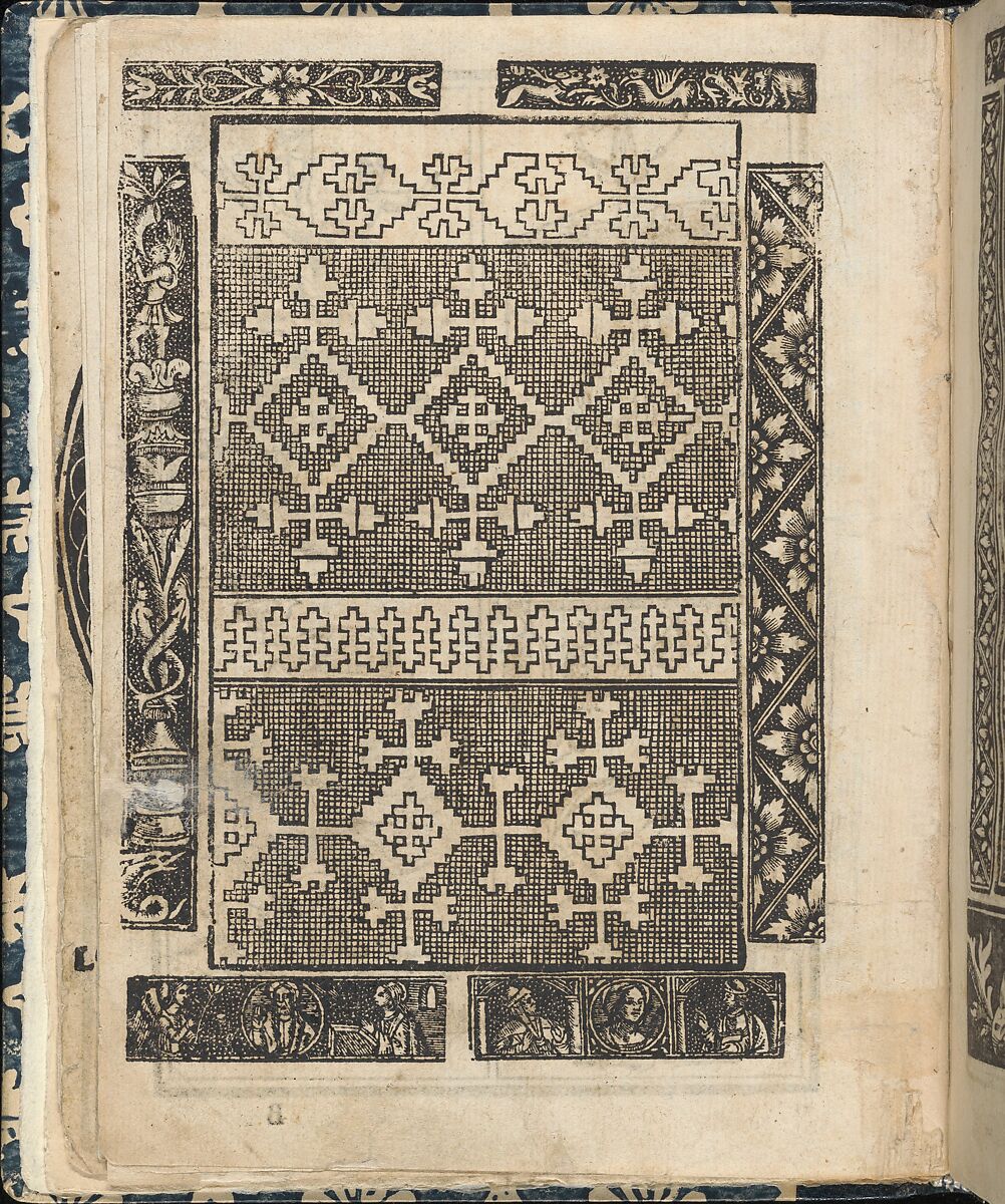 Essempio di recammi, Giovanni Antonio Tagliente (Italian, Venice ca. 1465–1528 Venice), Woodcut