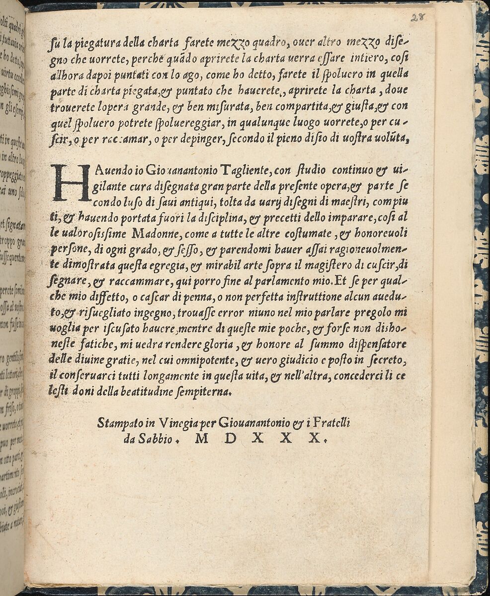 Essempio di recammi, Giovanni Antonio Tagliente (Italian, Venice ca. 1465–1528 Venice), Woodcut
