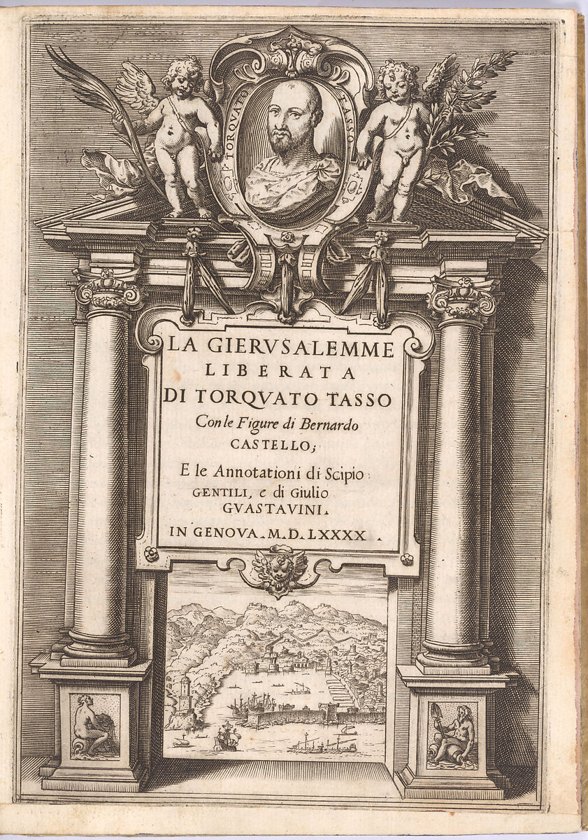 La Gierusalemme Liberata, Written by Torquato Tasso (Italian, Sorrento 1544–1595 Rome), Printed book with engraved illustrations 