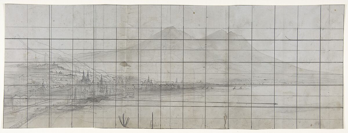 Design for a Stage Set at the Opéra, Paris, Eugène Cicéri (French, Paris 1813–1890 Fontainebleau), Graphite 