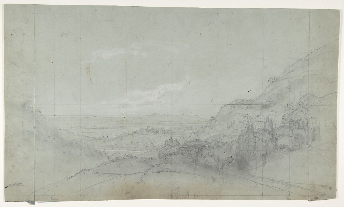 Design for a Stage Set at the Opéra, Paris, Eugène Cicéri (French, Paris 1813–1890 Fontainebleau), Graphite 