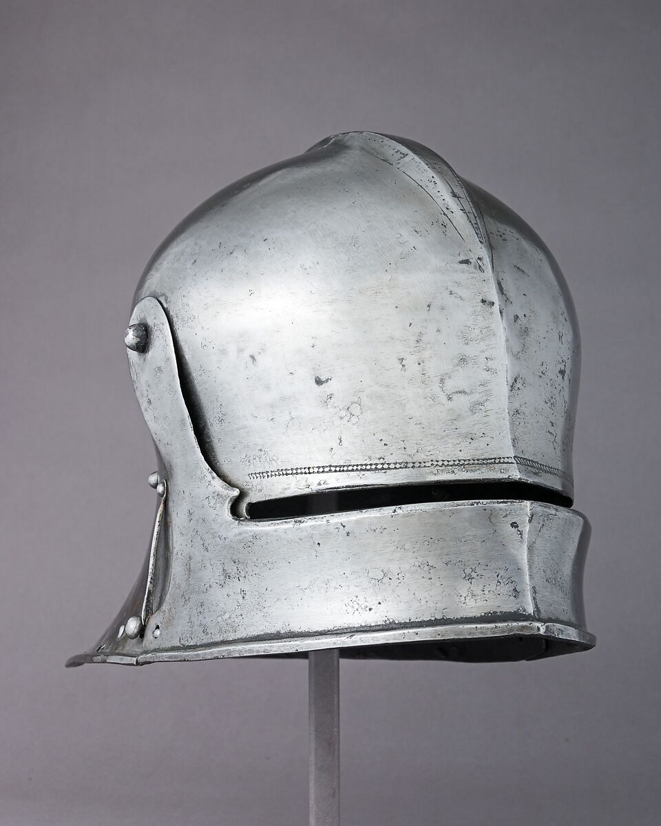 Composite Armor, Sallet by Jörg Wagner (Austrian, Innsbruck, recorded 1485–92), Steel, Austrian, Innsbruck and Mühlau