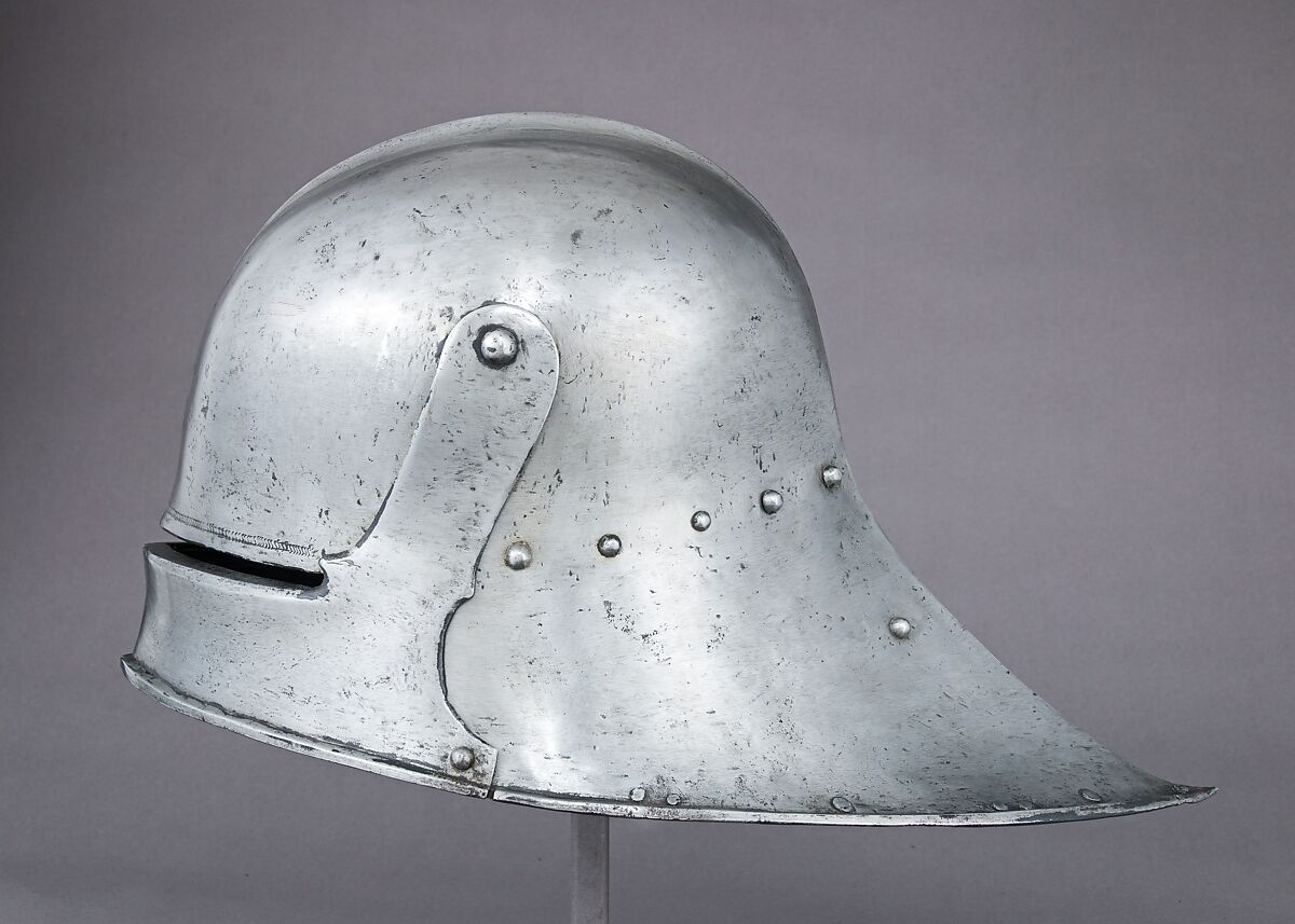Composite Armor, Sallet by Jörg Wagner (Austrian, Innsbruck, recorded 1485–92), Steel, Austrian, Innsbruck and Mühlau