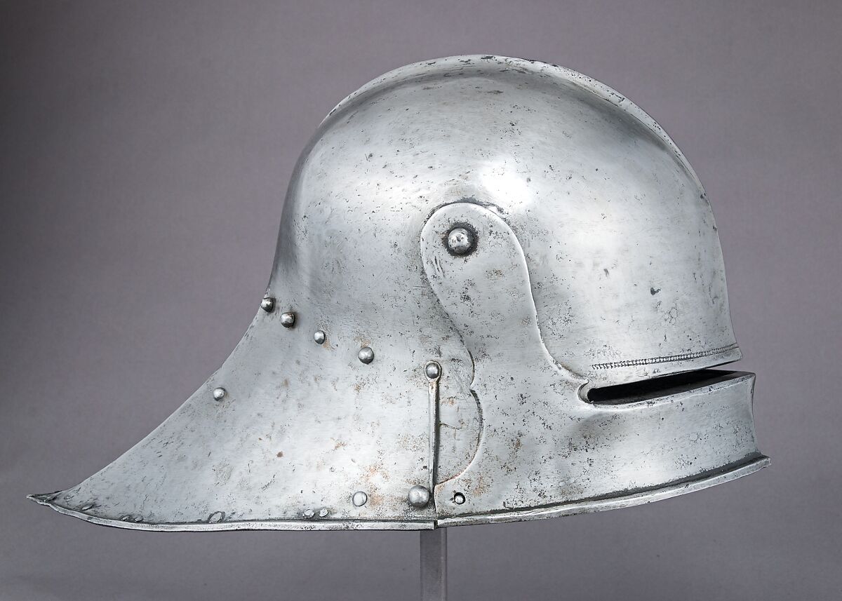 Composite Armor, Sallet by Jörg Wagner (Austrian, Innsbruck, recorded 1485–92), Steel, Austrian, Innsbruck and Mühlau