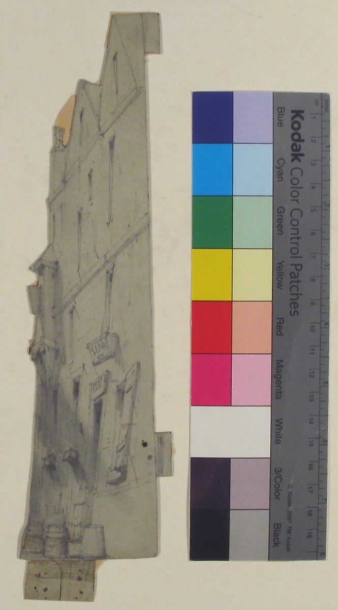 Design for a Stage Set at the Opéra, Paris, Eugène Cicéri (French, Paris 1813–1890 Fontainebleau), Graphite