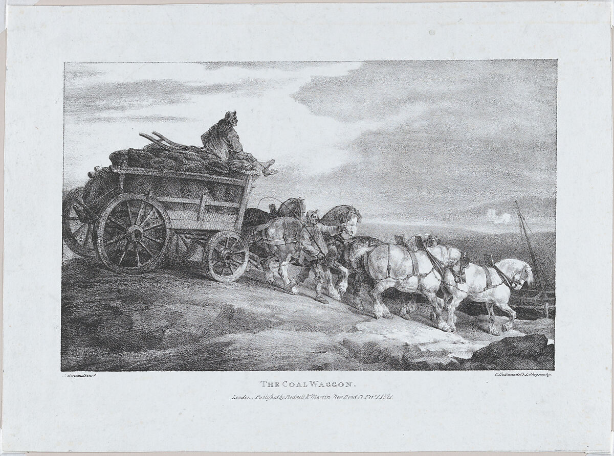 Théodore Gericault | The Coal Waggon [sic.] | The Metropolitan Museum ...