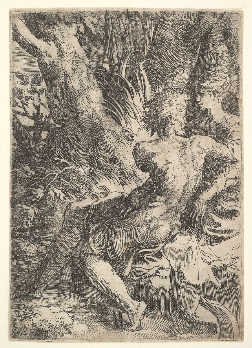 Parmigianino, The Lovers, c. 1527–30, etching, The Metropolitan Museum of Art, New York, NY, USA.