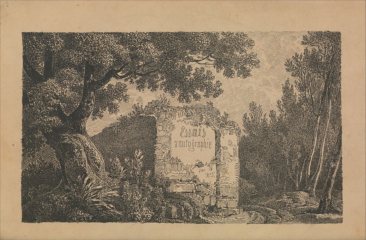 Essais d'autographie/ Essai de physiognomie, Written by Rodolphe Töpffer (Swiss, 1799–1846), Lithograph